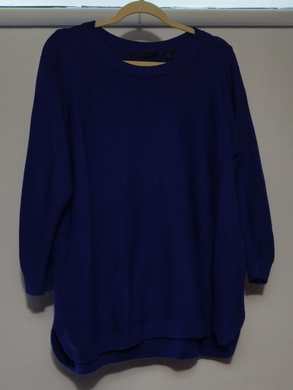 Cyrus Deep Blue Crew Neck Sweater